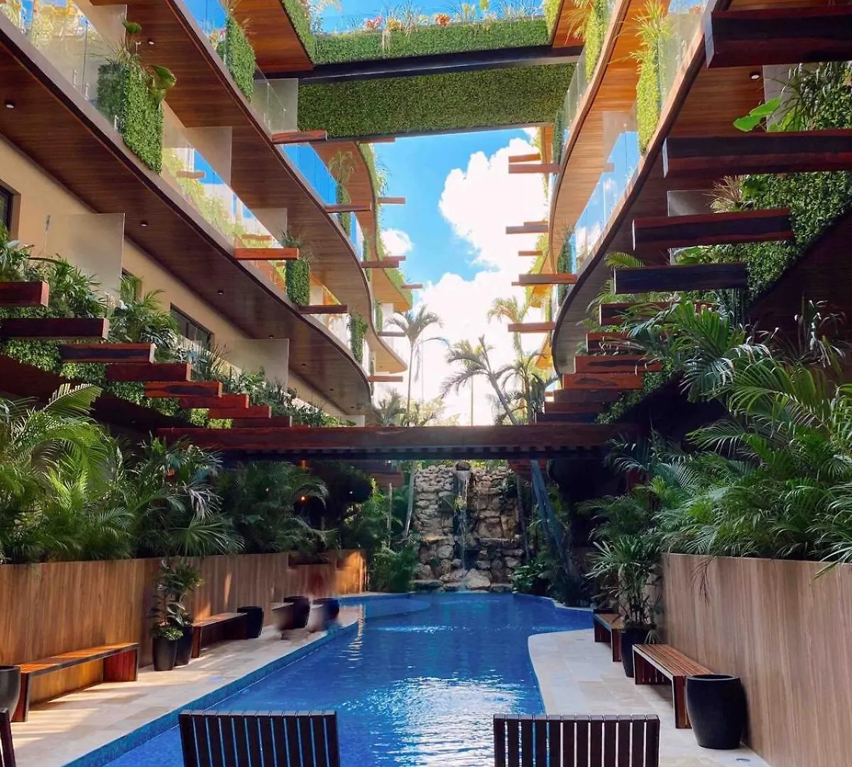 Condo Terra & Mare En El Corazon De Tulum Lägenhet
